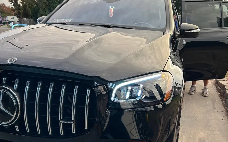 Mercedes-AMG GLS ceramic coated by Colombian Detailing