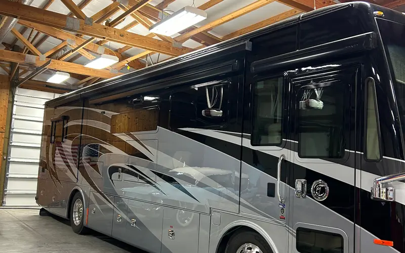 RV motorhome washed by Colombian Detailing