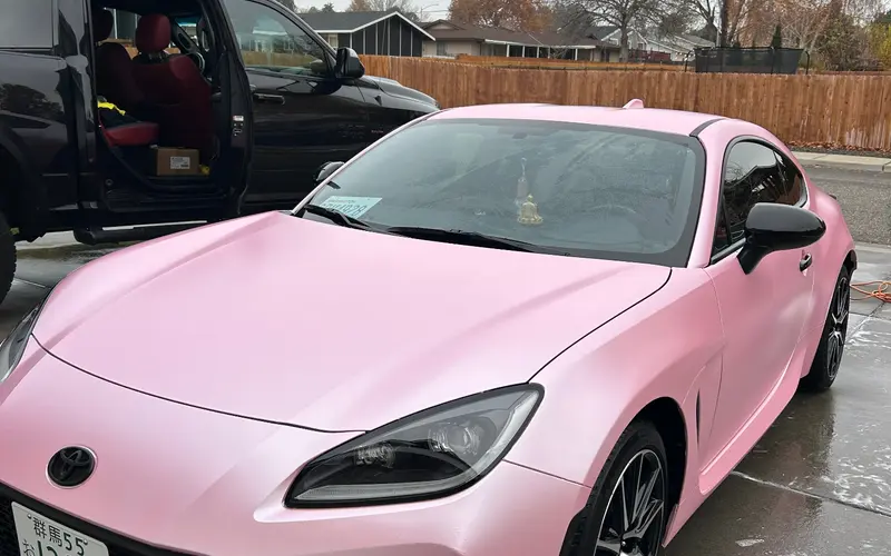 Toyota GR86 with tinted windows by Colombian Detailing