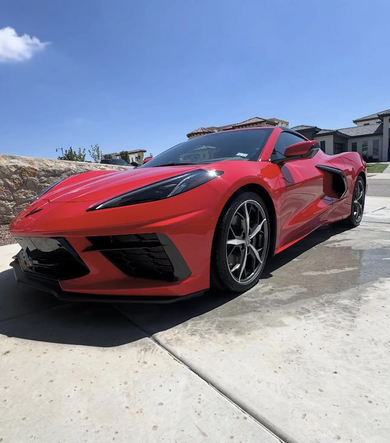Paint correction on a Corvette in Richland