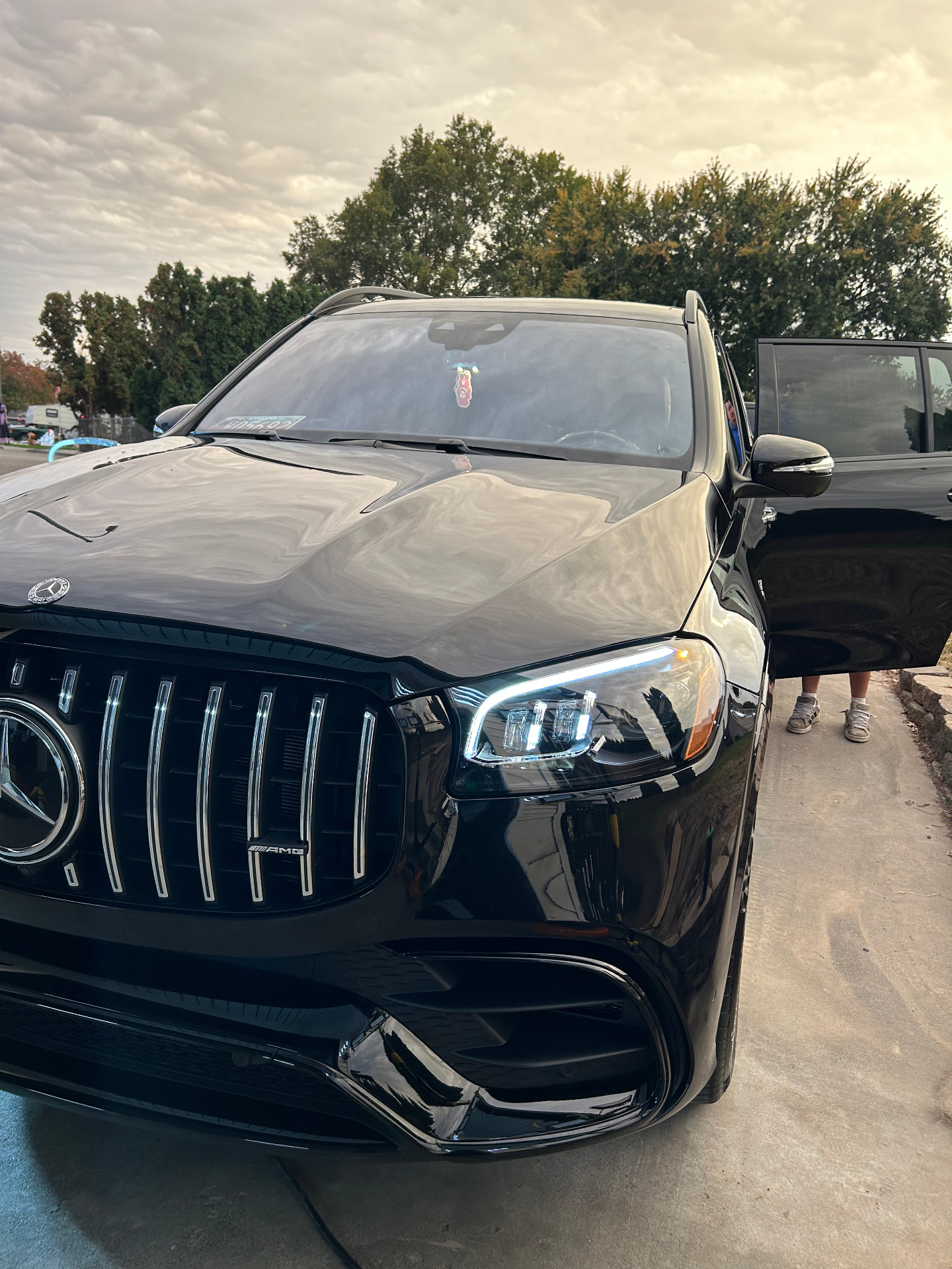 Mercedes-AMG GLS luxury SUV detailing Kennewick WA - black paint polish and protection by Colombian Car Detailing